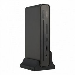 Dock USB-C, Asus DC300, 1x DisplayPort, 1x HDMI, Ethernet LAN, Negru