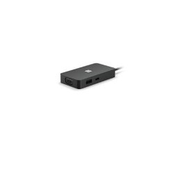 Multiport Microsoft Surface USB-C Travel Hub COMM 1E4-00004, HDMI 2.0, VGA, Gigabit Ethernet, Negru