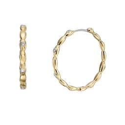Fossil Cercei la modă rotunzi placați cu aur Sutton JF04816710