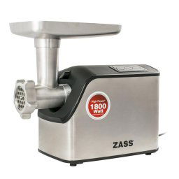 Masina de tocat Zass ZMG 07, 1800W, cutit otel inoxidabil, acesoriu de rosii inclus