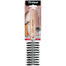 Perie pentru par Trisa Swiss Wood Styling Volume cu par natural de porc, Cod 601756