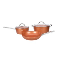 Set vase antiaderente din aluminiu turnat sub presiune Zass Gourmet ZG-ZCS 04