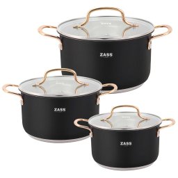 Set oale Inox cu capac Zass Gourmet ZG-SCS 01