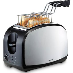 Prajitor de paine Crispy snack 7361.4212, 600 W, 2 felii, Argintiu
