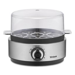 Fierbatoare oua Fierbator de oua Trisa Vario Eggs 7390.7512,400 W, 7 oua, Include doua cupe de posare, Argintiu