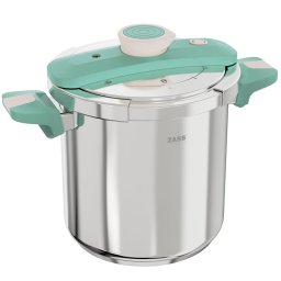 Diverse articole pentru bucatarie Oala sub presiune din otel inoxidabil, capacitate 8,0 l, Zass Gourmet ZG-SSPC 02