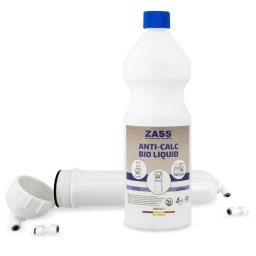 Pachet Dispozitiv filtru pentru igienizarea si detartrarea dozatoarelor de apa cu sistem de filtrare cu Detartrant si igienizant lichid pentru dozatoare de apa 1 l, ZASS ZWDDD01 si ZDL 03