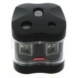 Ascutitoare electrica dubla plastic negru Derwent Professional