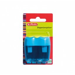 Ascutitoare dubla plastic bicolora Herlitz