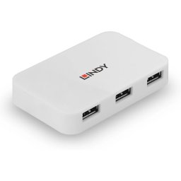 LINDY 4 Port USB 3.0 Hub v2 alb