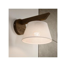 Aplică LED Brilagi ANTHONY 1xE14/40W/230V stejar nuc/alb