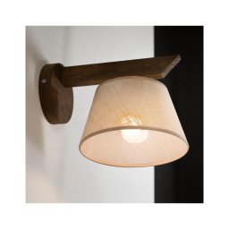 Aplică LED Brilagi ANTHONY 1xE14/40W/230V stejar nuc/bej