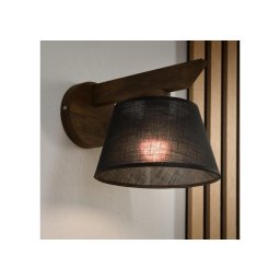 Aplică LED Brilagi ANTHONY 1xE14/40W/230V stejar nuc/negru