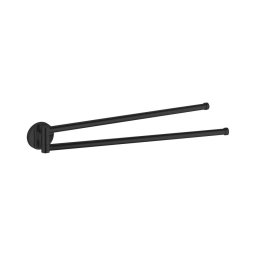 Suport rotativ de perete pentru prosoape Aqualine SAMBA 47 cm negru