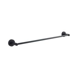 Suport de perete pentru prosoape Aqualine SAMBA 7,3x64,5 cm negru