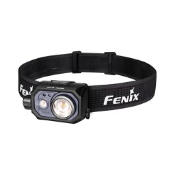 Lanternă frontală LED reîncărcabilă dimabilă cu funcție de transfocare Fenix HL45R LED/USB IP66 negru lucios