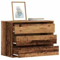 Dulap colt cu sertare lemn vechi 80x41x58 cm lemn prelucrat GartenMobel Dekor
