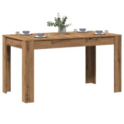 Masa bucatarie stejar artizanal, 140x74,5x76 cm, lemn prelucrat GartenMobel Dekor