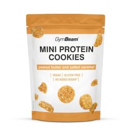GymBeam Mini Protein Cookies 100 g unt de arahide caramel sărat