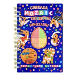 Creeaza mozaic sidefat. Dinozauri