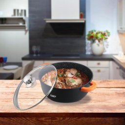 CRATITA ALUMINIU 16X7.5CM,1.2L,DARK LINE