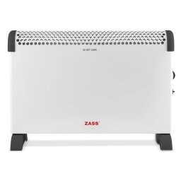 Convector electric, Alb, 1800W, Termostat reglabil Reglare continua a temperaturii,Indicator luminos pentru functionare Grilaj directionare aer cald Protectie la supraincalzire Manere integrate pentru transport facil