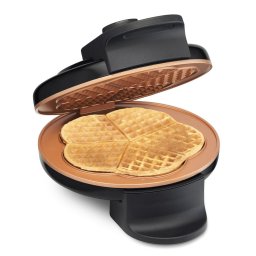 Aparat preparat vafe Trisa Retro Waffles 7384.4212, Culoarea Neagra