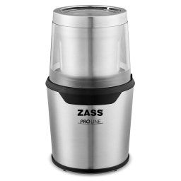 Rasnita ZCG 10, Putere 200W, Sistem 2 in 1 pentru cafea si condimente, Capacitate 85g, Carcasa Inox