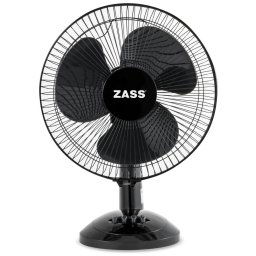 Ventilator Ventilator de birou Zass ZTF 1202, 30cm diametru, 35W, Silentios si puternic, Culoare Negru
