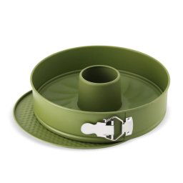 Tava tort cu 2 baze detasabile ZASS Gourmet, ZG-BW 03 culoare Verde