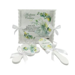 Tăviță gătit Mireasa, Lămâi, model Personalizat, 3 piese – ILIF504006