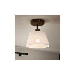 Lustră LED aplicată Brilagi ANTHONY 1xE14/60W/230V stejar nuc/alb