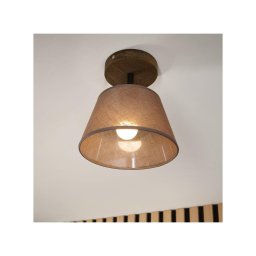 Lustră LED aplicată Brilagi ANTHONY 1xE14/60W/230V stejar nuc/maro