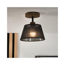 Lustră LED aplicată Brilagi ANTHONY 1xE14/60W/230V stejar nuc/negru