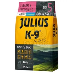 Julius K-9 Utility Dog Hypoallergenic Adult Small Kibble - miel & plante medicinale 3 kg