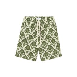 LES DEUX Bermude Lesley Flower Tile Aop Shorts LDM511067 565215-vintage green/ivory