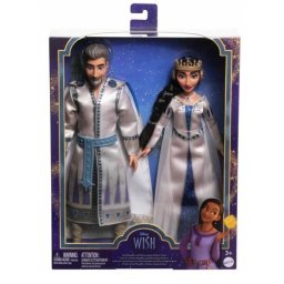 Set 2 Papusi Mattel, Wish Queen Amaya King Magnifico, 30cm, +3 ani