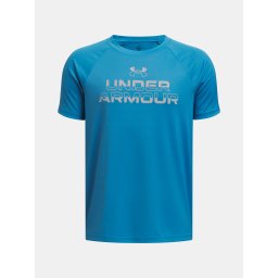 Boys' T-shirt Under Armour UA Tech Split Wordmark SS - Boys