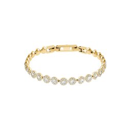 Swarovski Brățară 'Una' auriu / transparent
