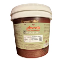 Crema tartinabila cu Fistic, gata de utilizat, CREMA AMORETTA PISTACCHIO, 4 Kg