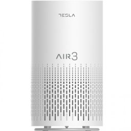 Purificator de aer Tesla Tara Lite 3, Pana la 12 m², CADR 100 m³/h, Filtru HEPA/Carbon Activ, Timer, , Alb