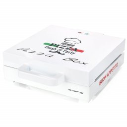 Cuptor electric pentru pizza Emerio PB-115331, 1200W, 30 cm, Coacere sus/jos, Acoperire antidearenta, Alb