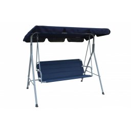 Balansoar STBL007, 3 locuri, 175x112x155cm Albastru