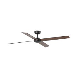 Ventilator de tavan FARO 34356 RUDDER L maro/negru d. 132 cm + telecomandă
