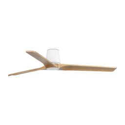 FARO 33838 - Ventilator tavan HEYWOOD TUB L pin/alb, pr. 132 cm + DO