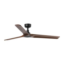 FARO 33809WT - Ventilator de tavan HEYWOOD L lemn/negru Ø132 cm WT + DO
