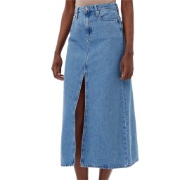 CALVIN KLEIN Fusta A-Line Maxi Denim Skirt J20J225192 1AANI denim light