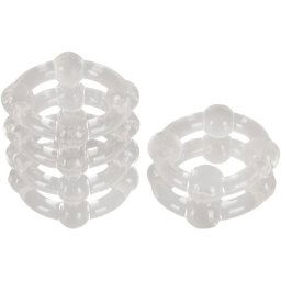 You2Toys Looping set de cercuri pentru penis transparent 2 buc
