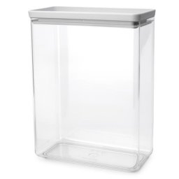 Cutie de depozitare Brabantia Tasty+ Stackable 1008878, 5,4 L, Sigiliu din silicon, Fara BPA, Gri deschis