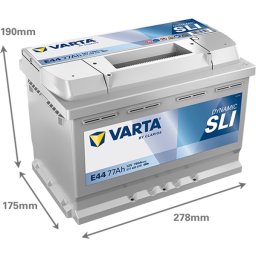 Baterie auto Varta SLI 77Ah 780A E44 577400078
